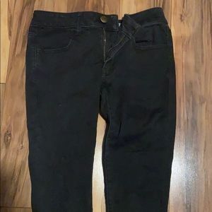 Black skinny jeans